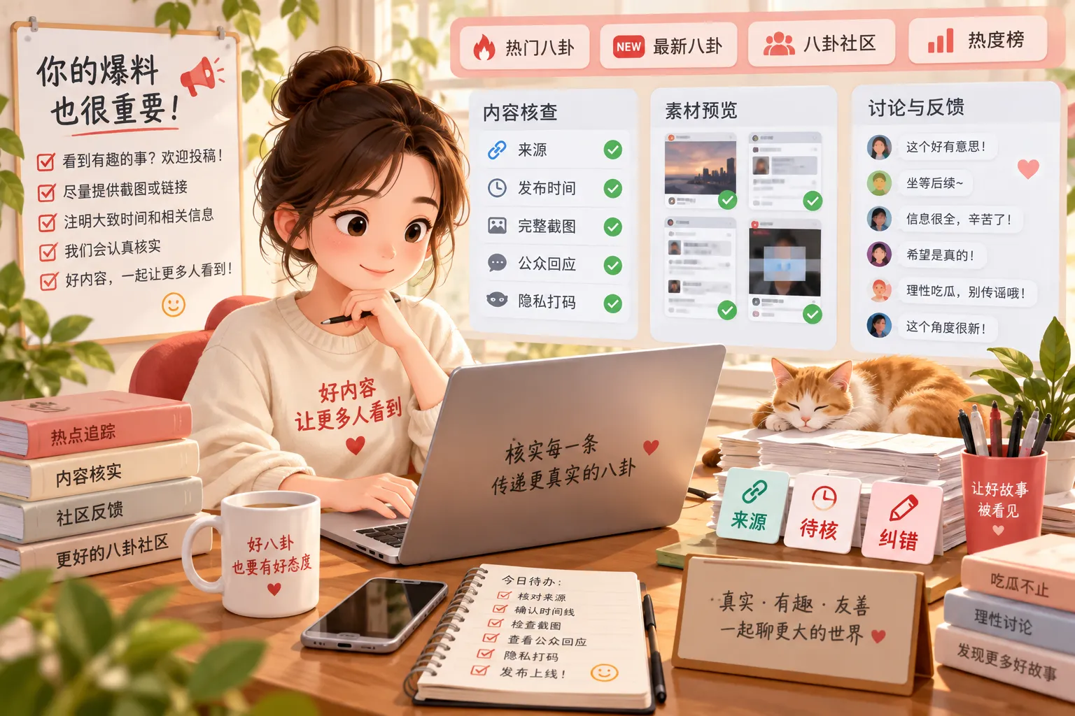 吃瓜内容整理者与投稿规范